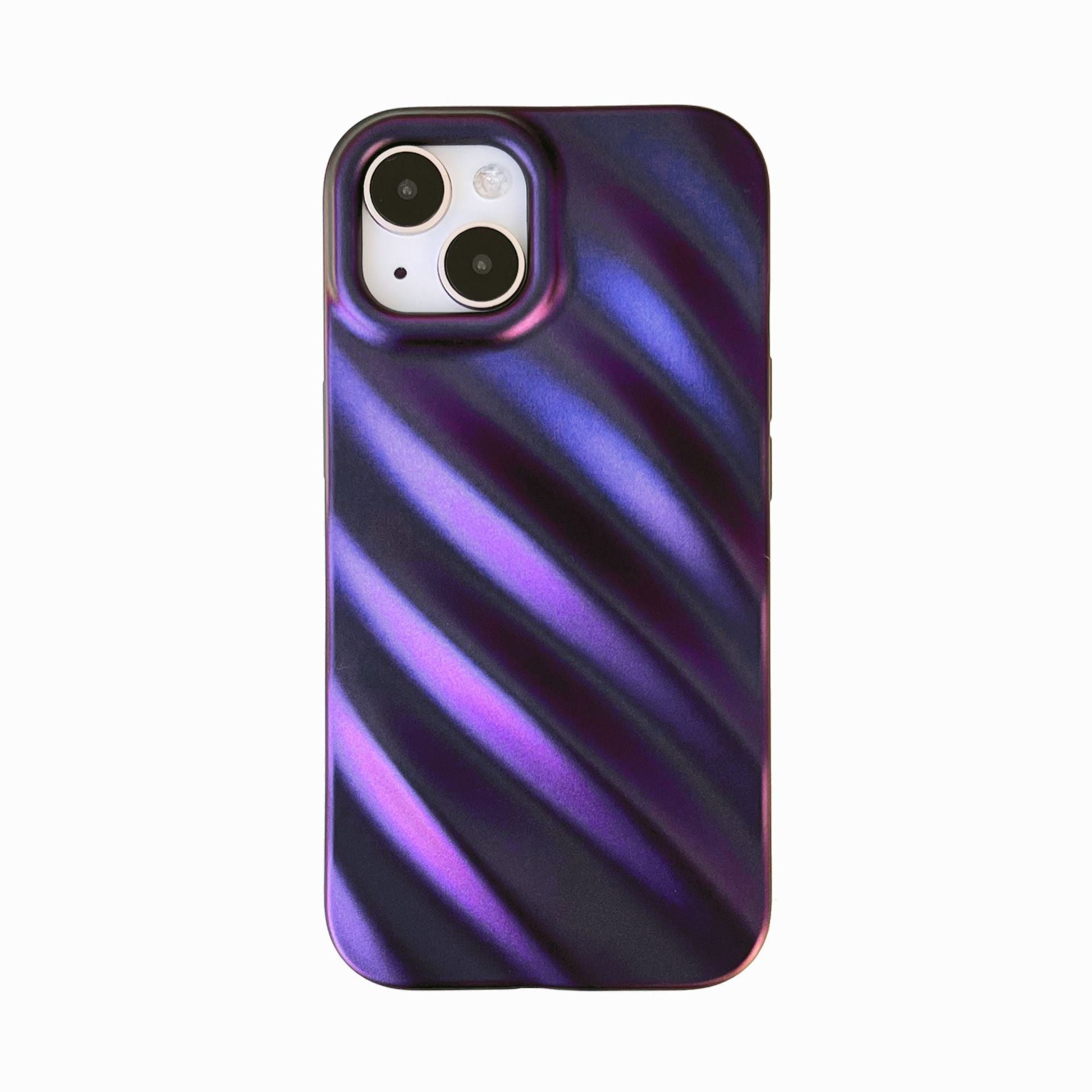 Small Laser Dark Purple Mobile Phone Case