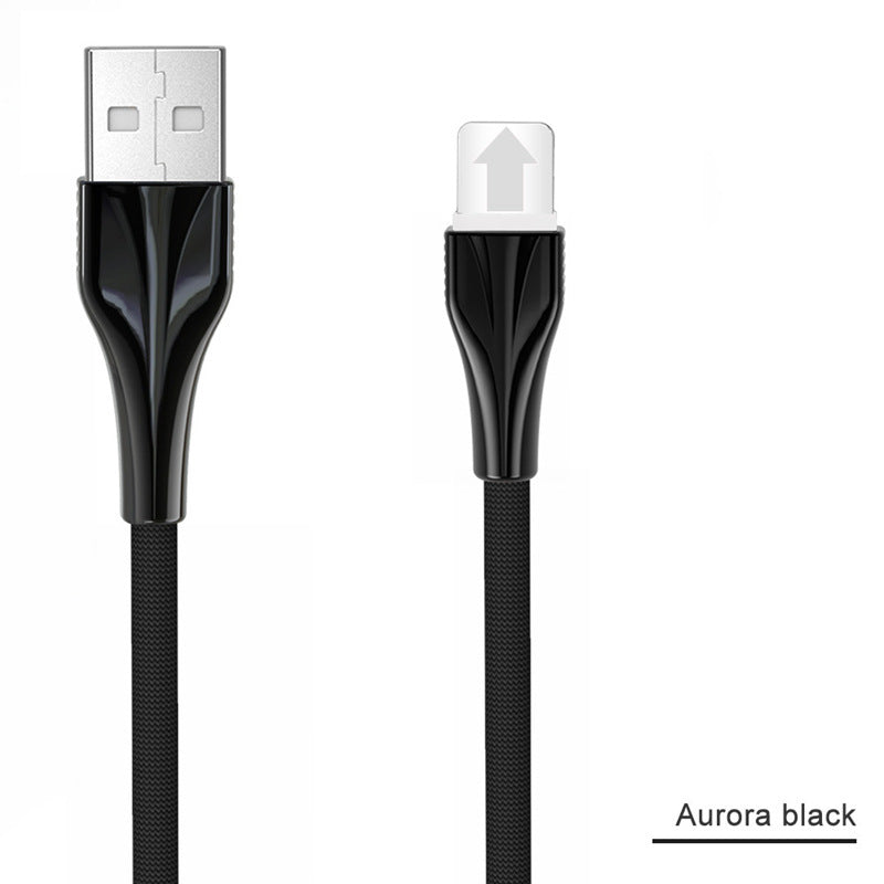 Aluminum Alloy Braided Mobile Phone Data Cable