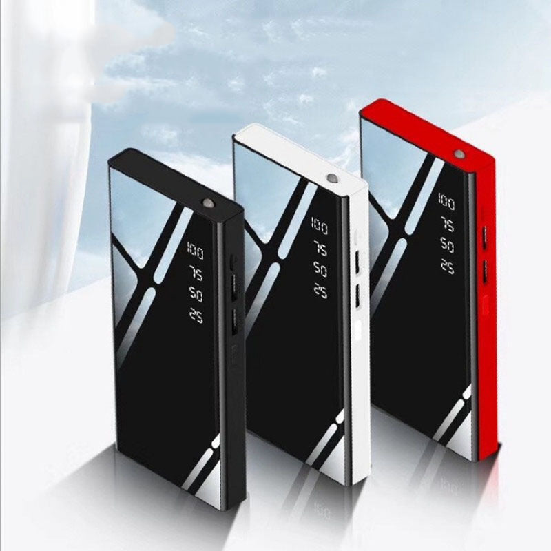 Mirror digital display power bank