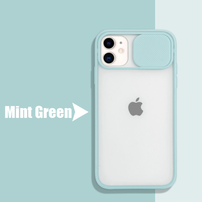 Frosted transparent mobile phone case