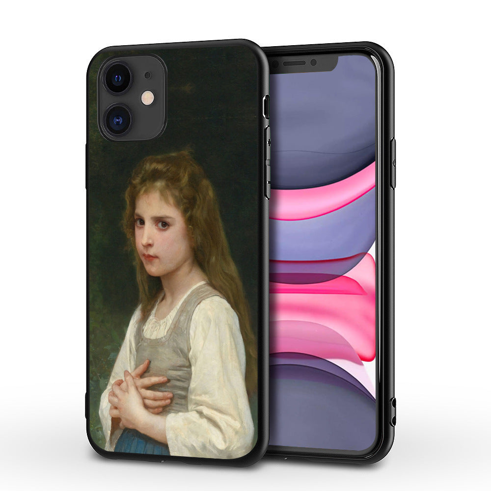 Compatible with Apple , Art painting mobile phone case