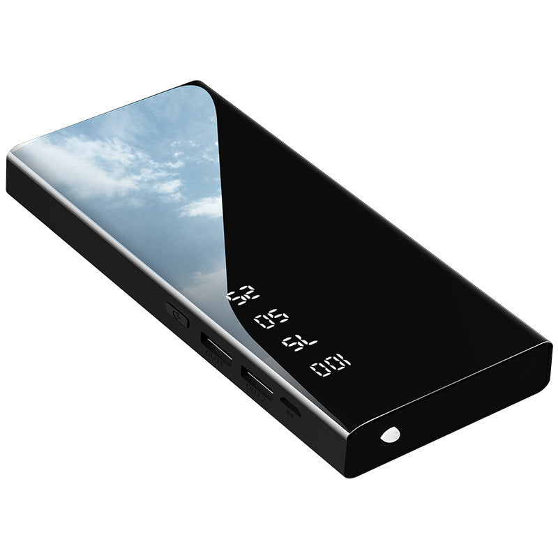 Mirror digital display power bank