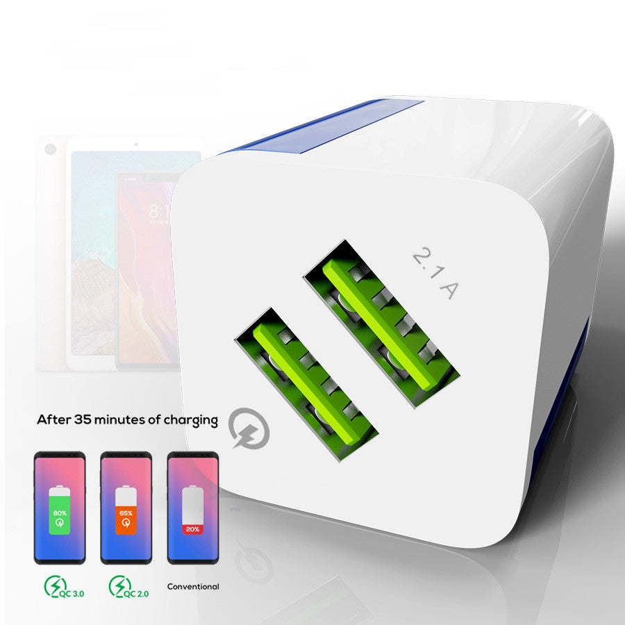 Luminous fast charging base