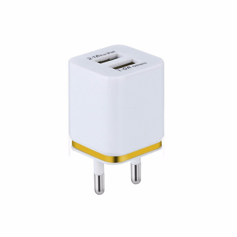 Dual USB Phnom Penh Electroplating Mobile Phone Charger