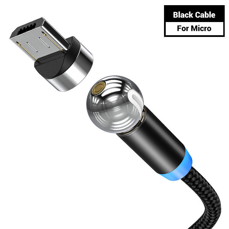 Compatible with  , 360 degree rotation of magnetic charging cable