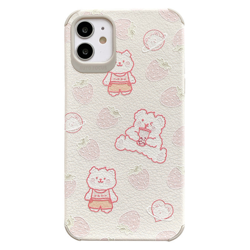 Compatible with Apple , Bear mobile phone case