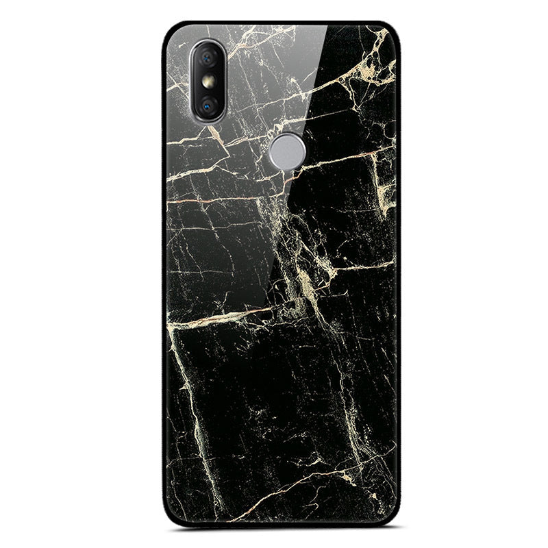 Painted glass mobile phone case