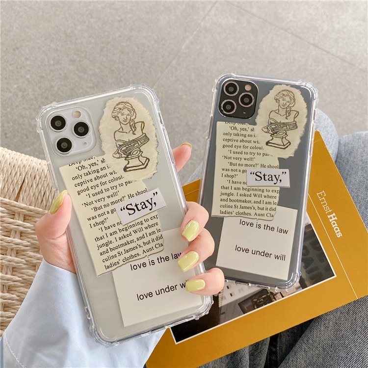 Personalized Label Transparent Applicable Mobile Phone Case