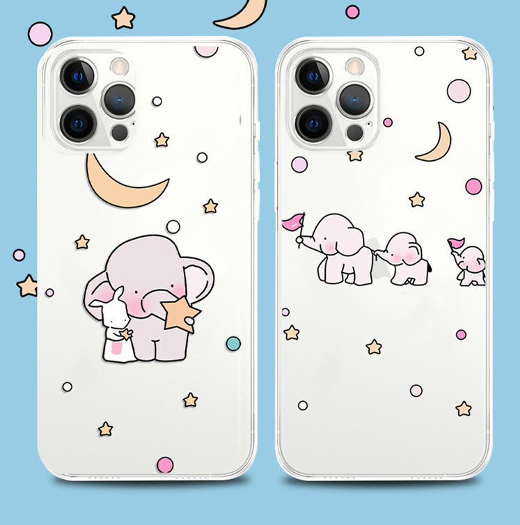 Cartoon Elephant Cute Girl Mobile Phone Case