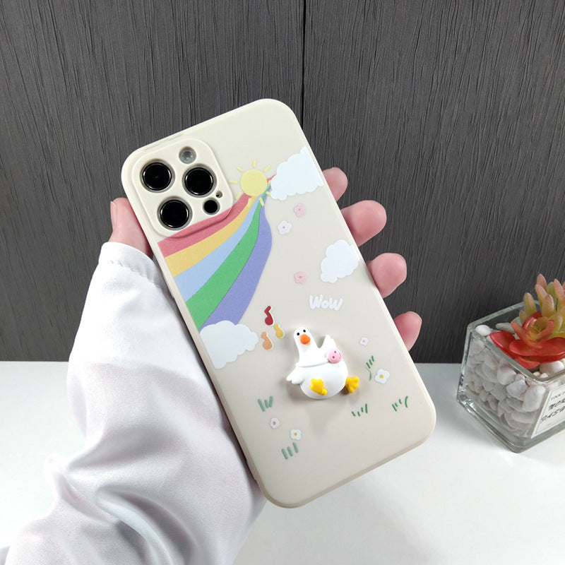 Suitable For 3D Head Doll Mobile Phone Case