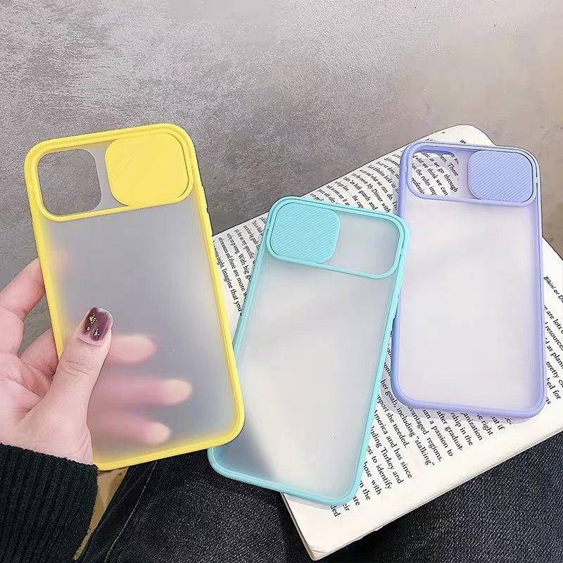 Frosted transparent mobile phone case