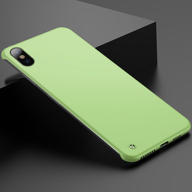 Solid color borderless mobile phone case