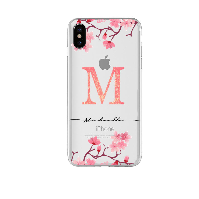 Soft shell letter mobile phone case