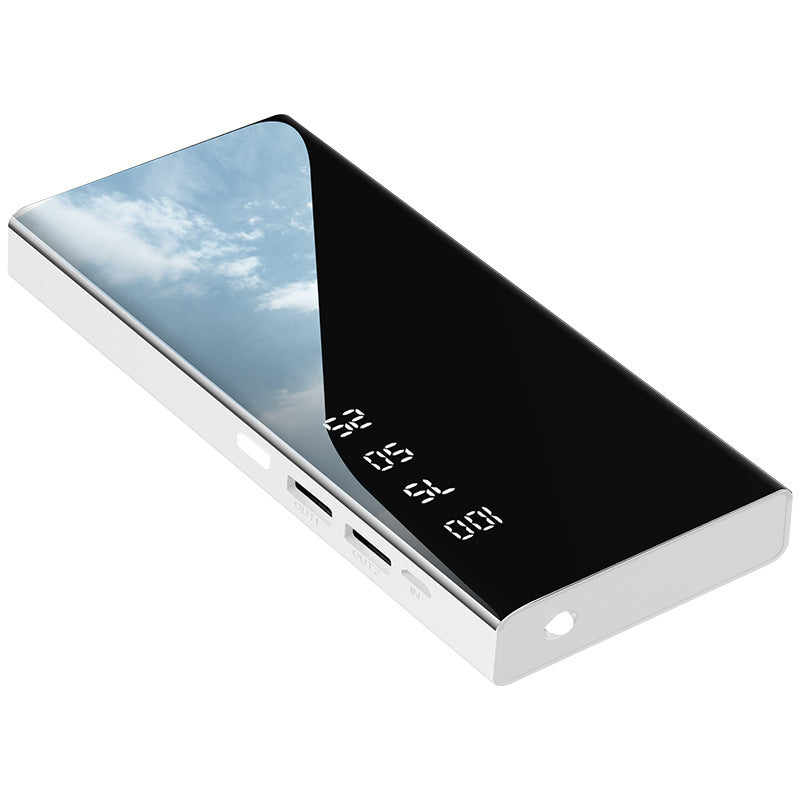 Mirror digital display power bank