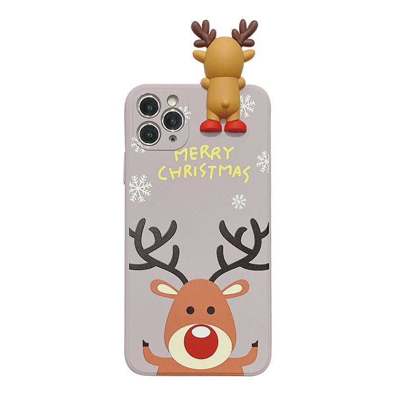 Christmas mobile phone case Christmas deer IMD soft shell