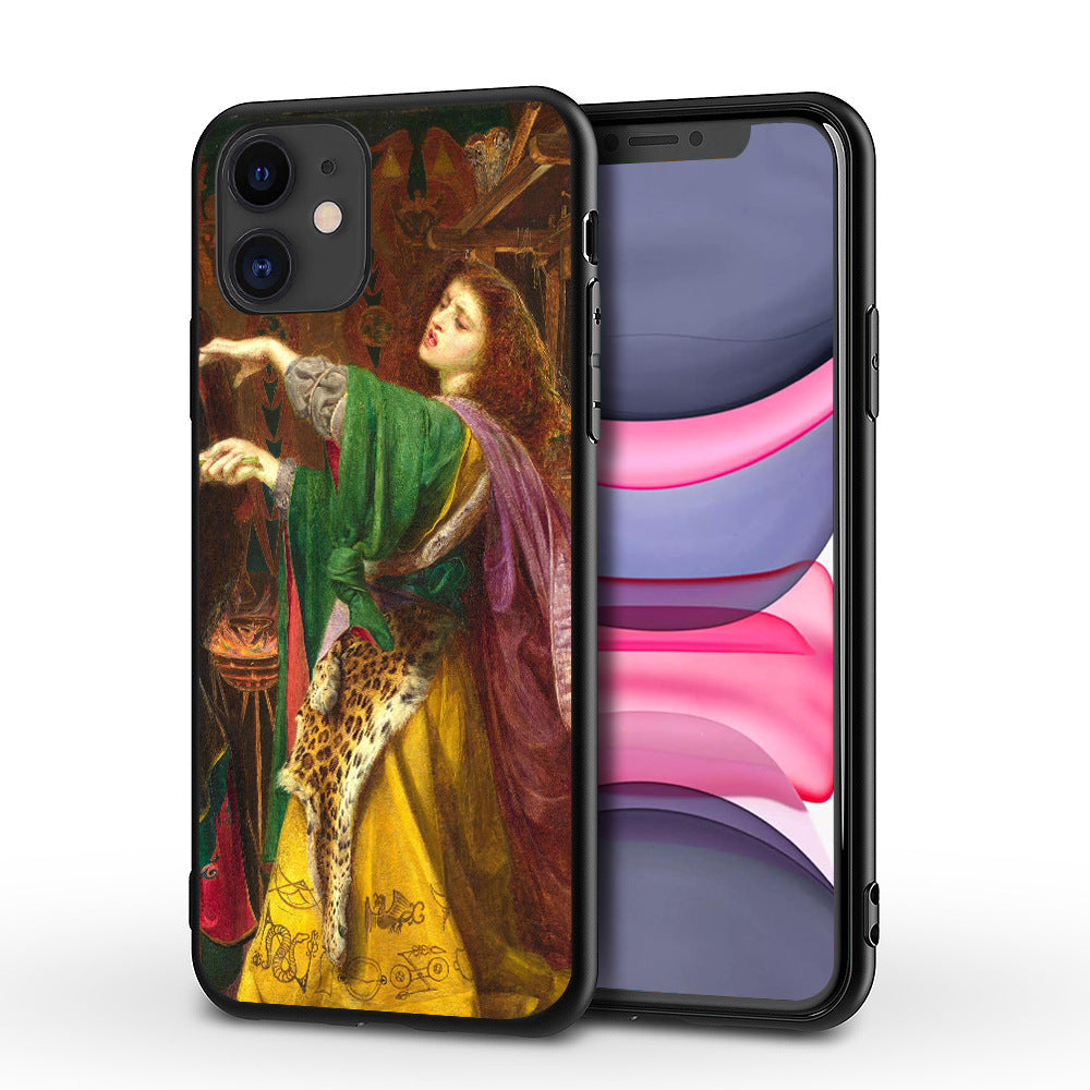 Compatible with Apple , Art painting mobile phone case