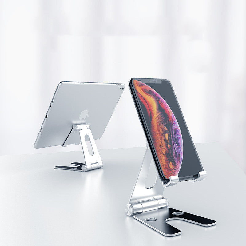 Metal folding mobile phone stand