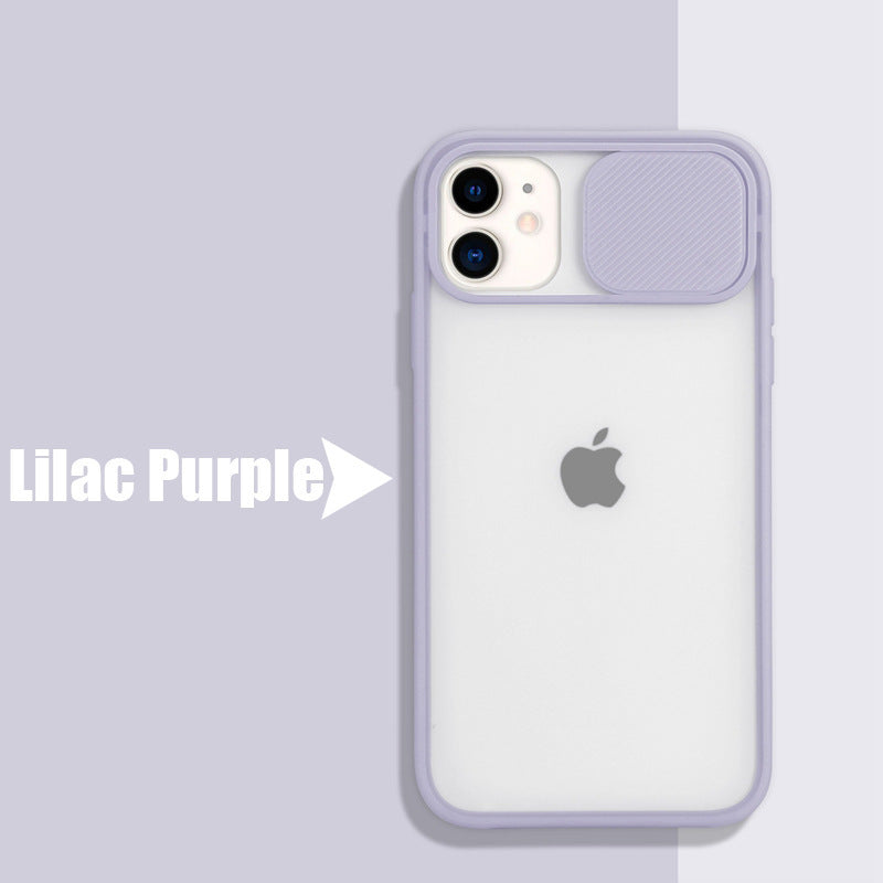 Frosted transparent mobile phone case