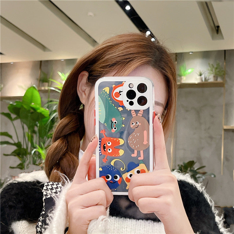 Cartoon Cute Girl Shatter-Resistant Silicone Phone Case