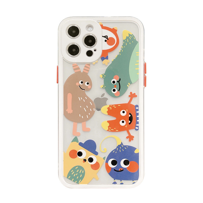 Cartoon Cute Girl Shatter-Resistant Silicone Phone Case