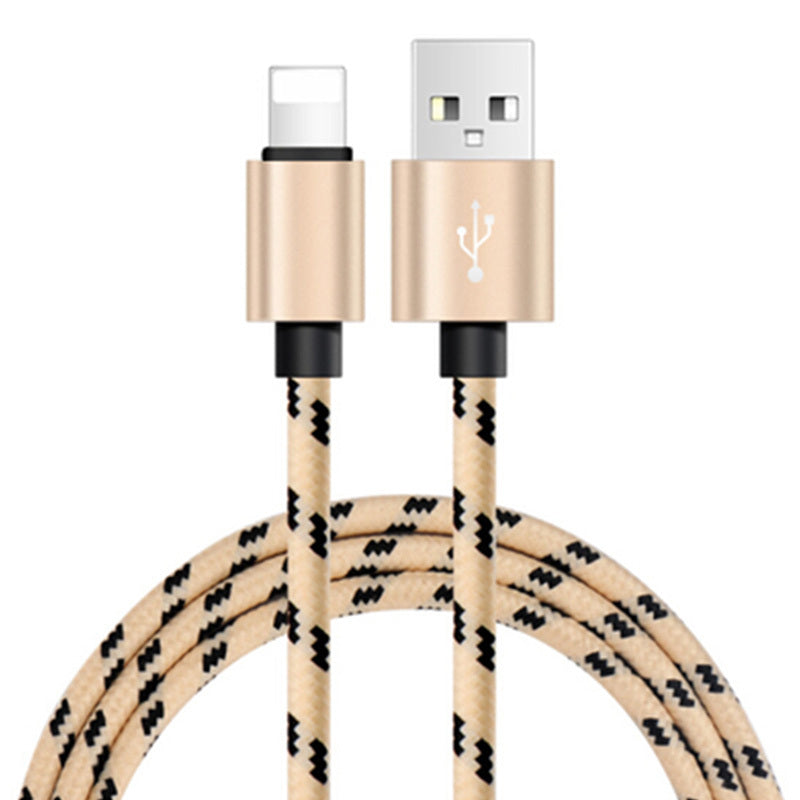 Nylon Braided Lattice Resistant Phone Data Cable Charging Cable