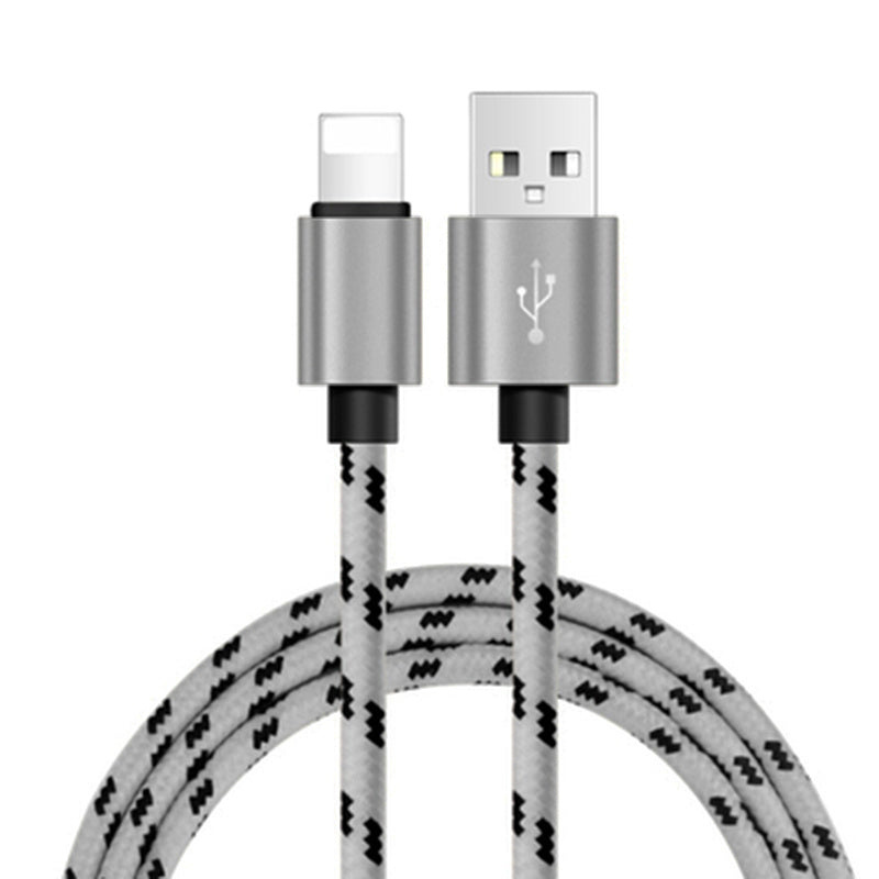 Nylon Braided Lattice Resistant Phone Data Cable Charging Cable