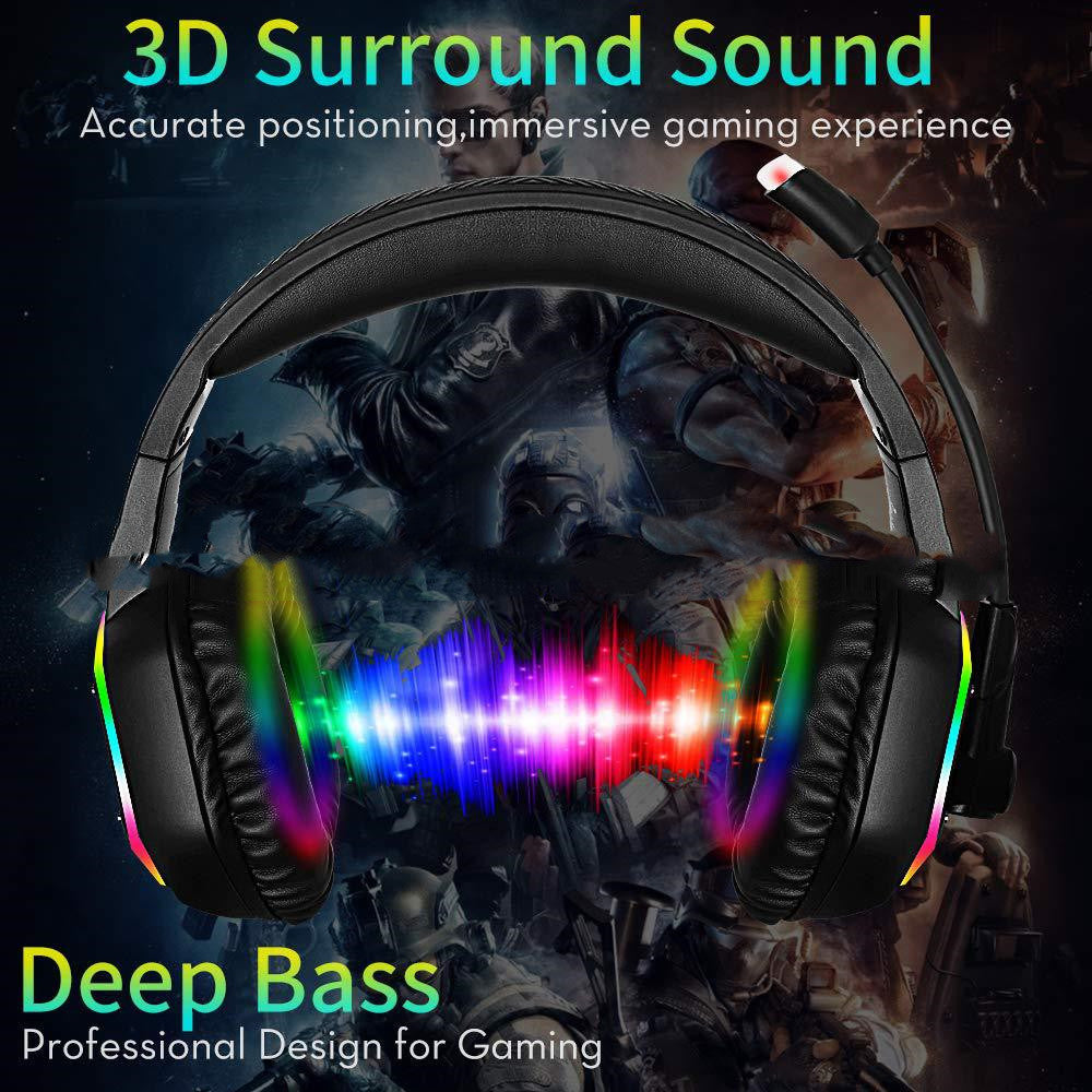 RGB Light 7.1 Channel Luminous Gaming Headset