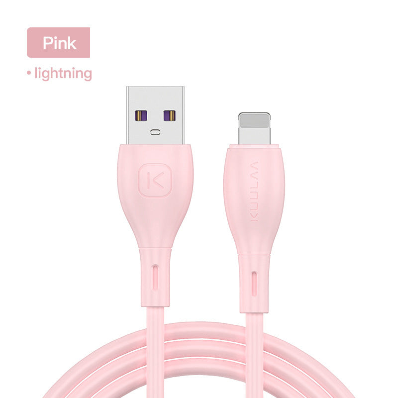 Macaron Liquid Silica Gel Data Cable For Apple