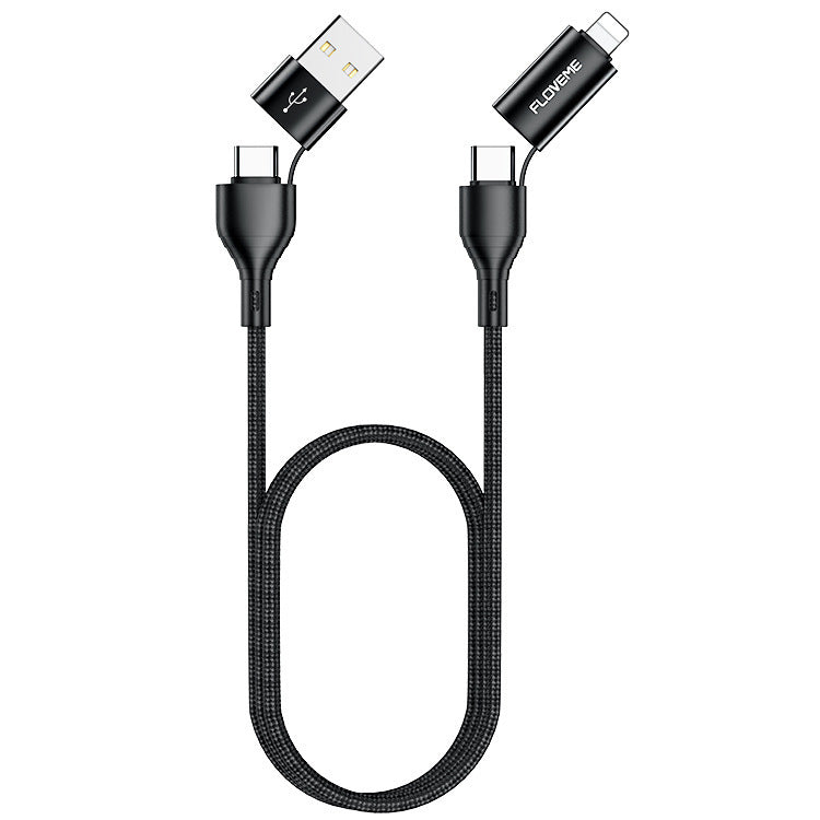 New 4-in-1 Mobile Data Cable Wish3A Fast Charging Cable