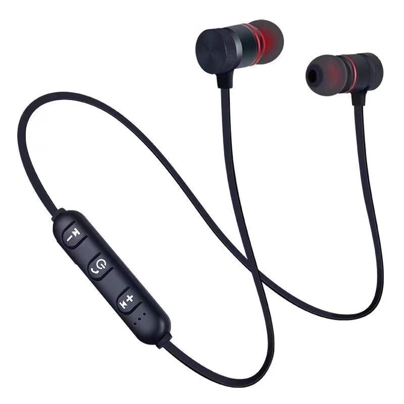 Sports Metal Magnetic Inhalation Earphones