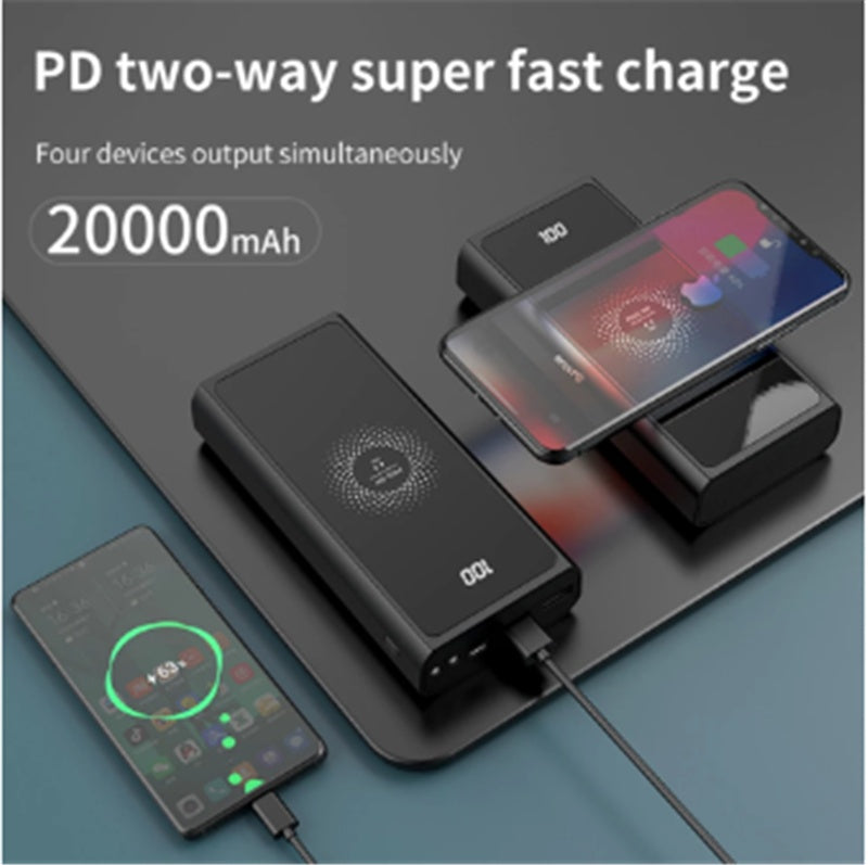 Magnetic 15W Wireless Power Bank 20000mAh