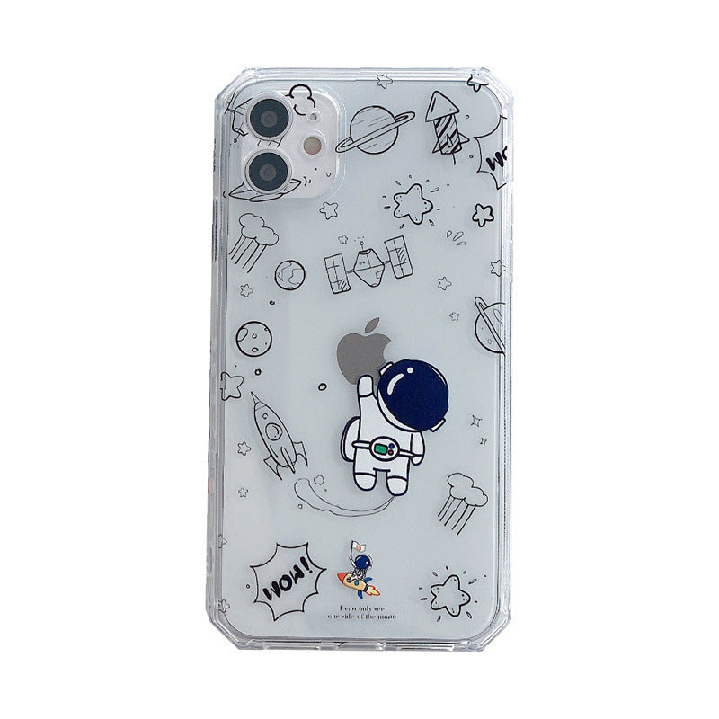 Side Cartoon Astronaut For Mobile Phone Case