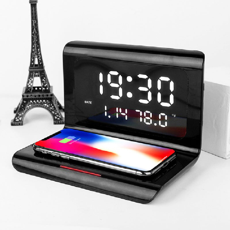 Wireless Charger Alarm Clock Creative Perpetual