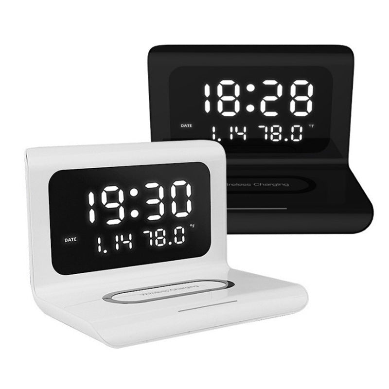 Wireless Charger Alarm Clock Creative Perpetual