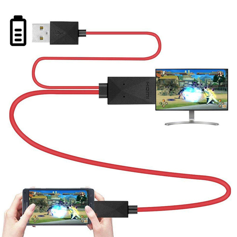 HD Cable S3 S4 S5 Universal 11PIN HDMI Adapter Mobile Video Cable