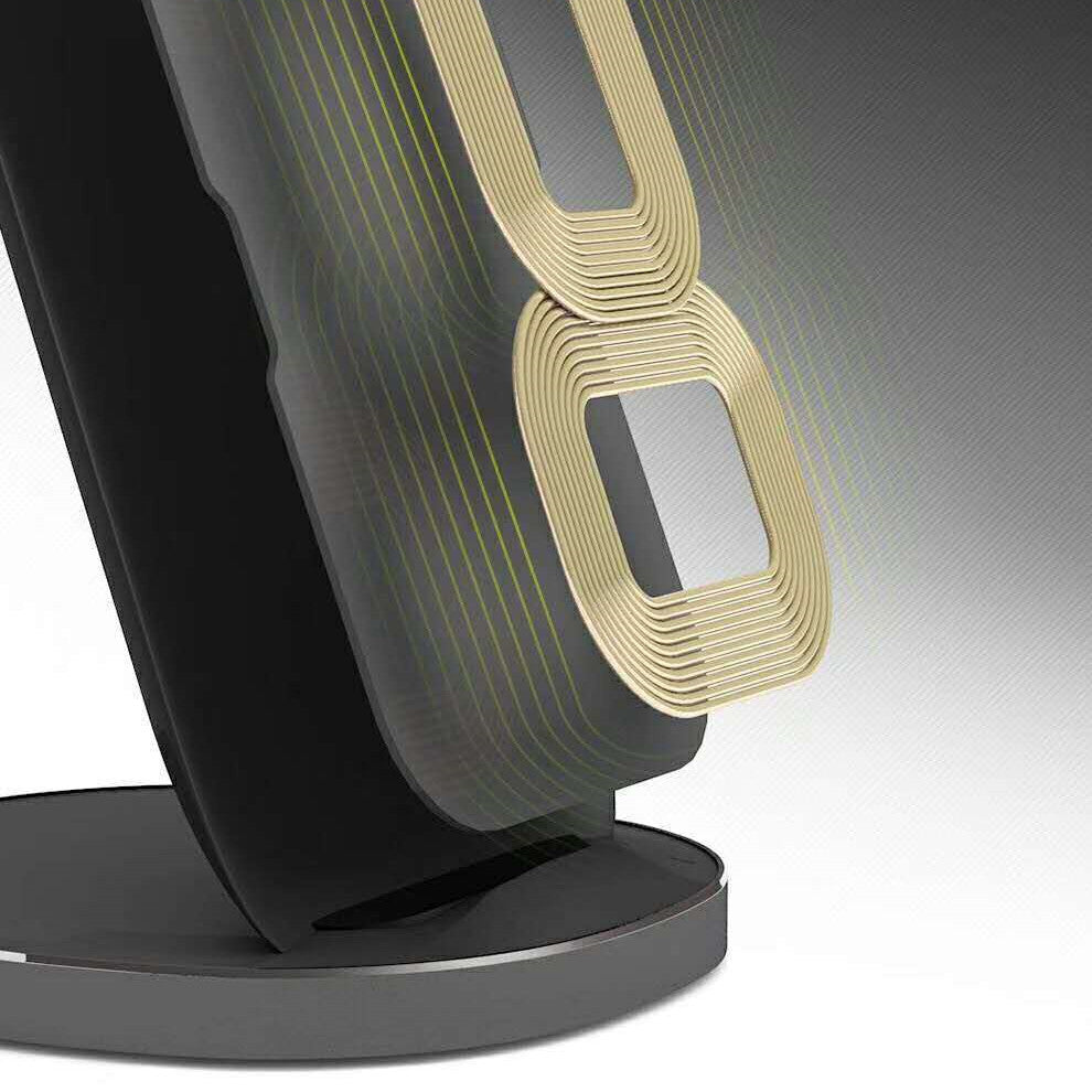 Vertical Wireless Charger Desktop Dock Fast Charge