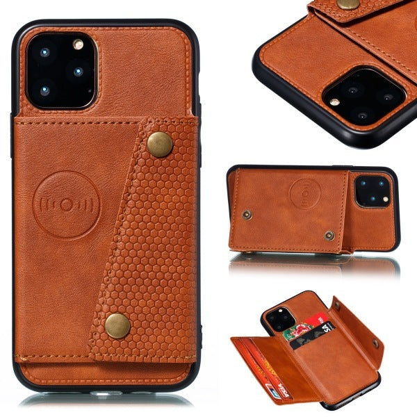 Double button mobile phone case