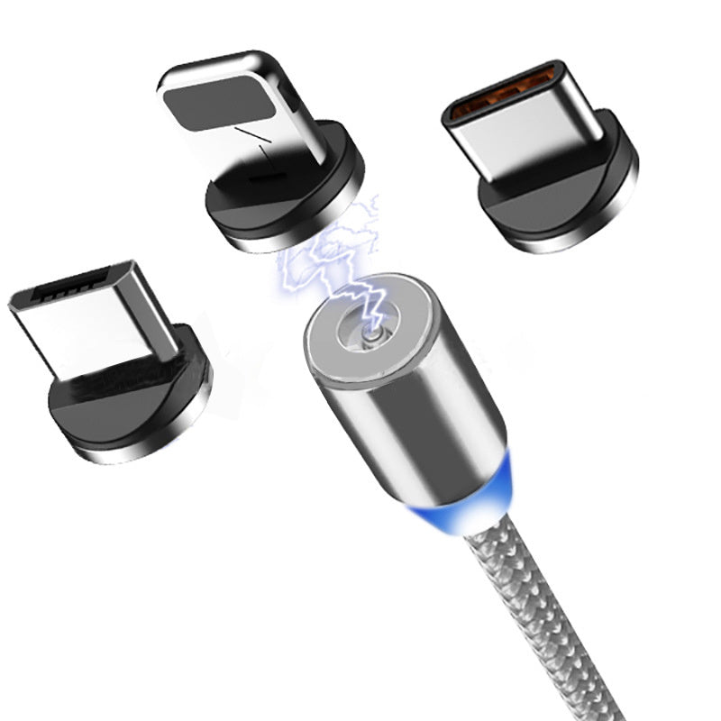 Magnetic cable with round head