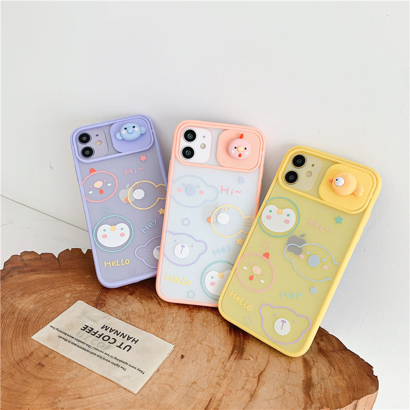 Cartoon chicken mobile phone case