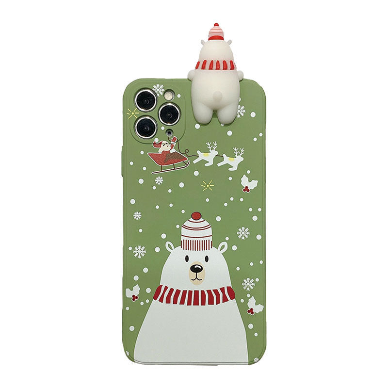 Christmas mobile phone case Christmas deer IMD soft shell