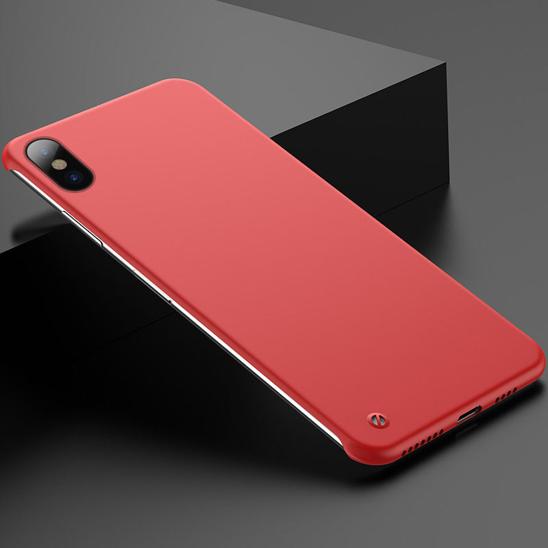 Solid color borderless mobile phone case