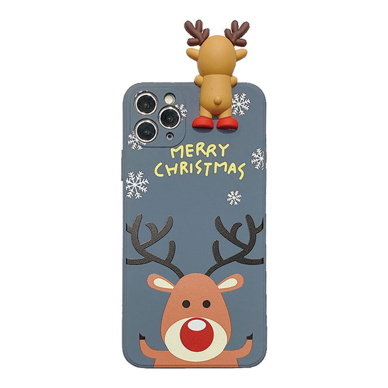 Christmas mobile phone case Christmas deer IMD soft shell