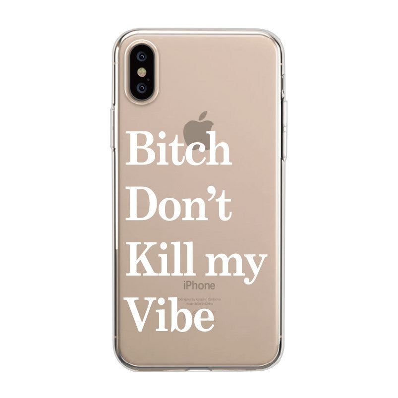 Creative text FUCK mobile phone case