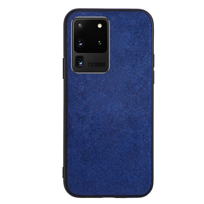 Turn over fur mobile phone case