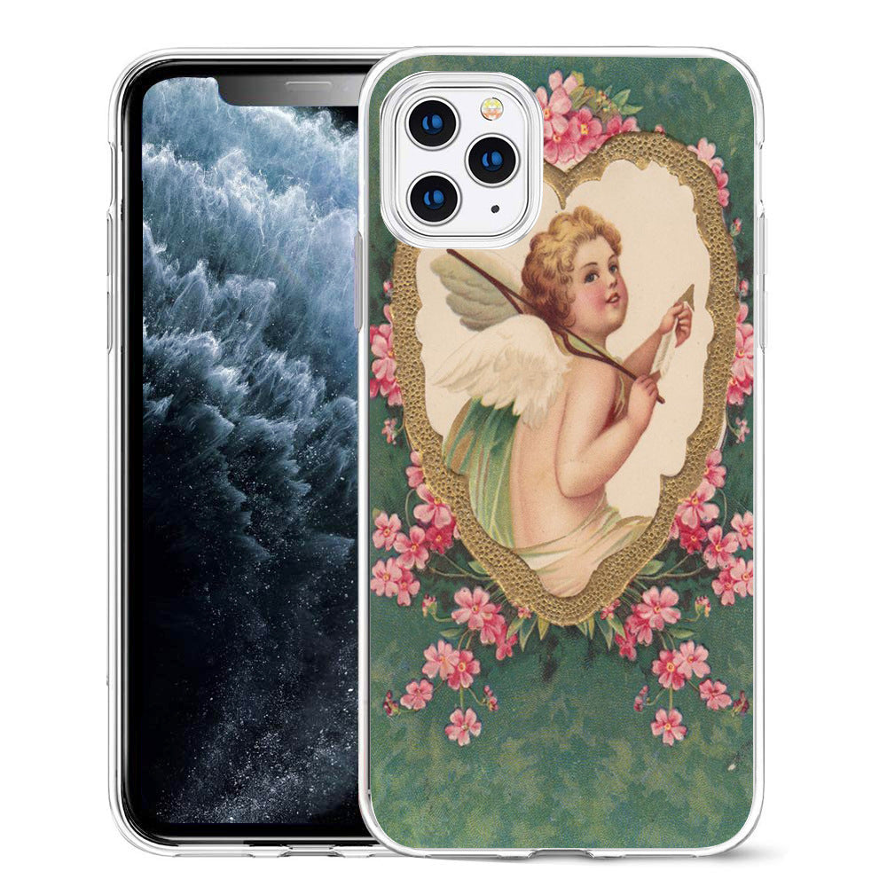 Compatible with Apple , Art angel mobile phone case