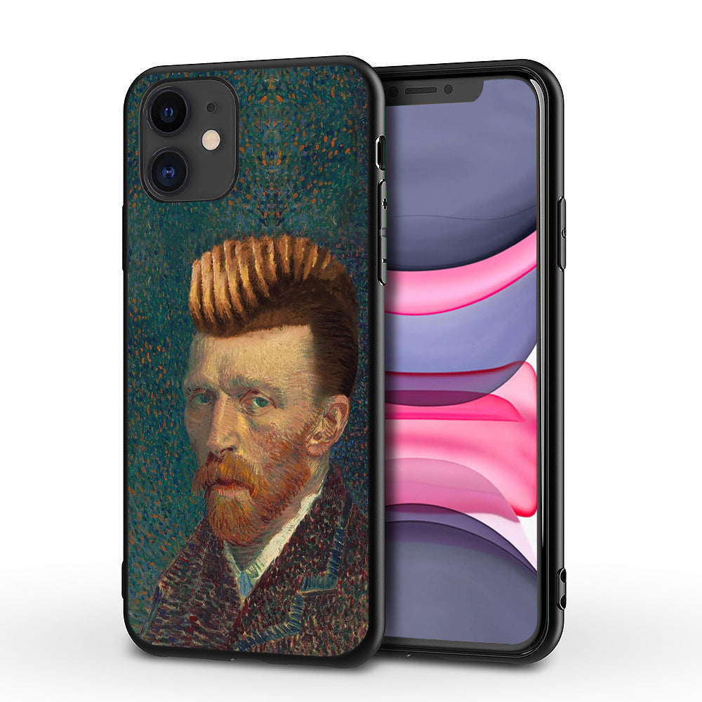 Compatible with Apple , Art painting mobile phone case