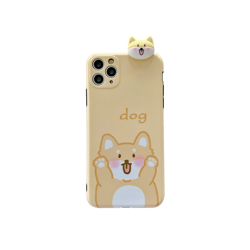 Silicone cartoon mobile phone case