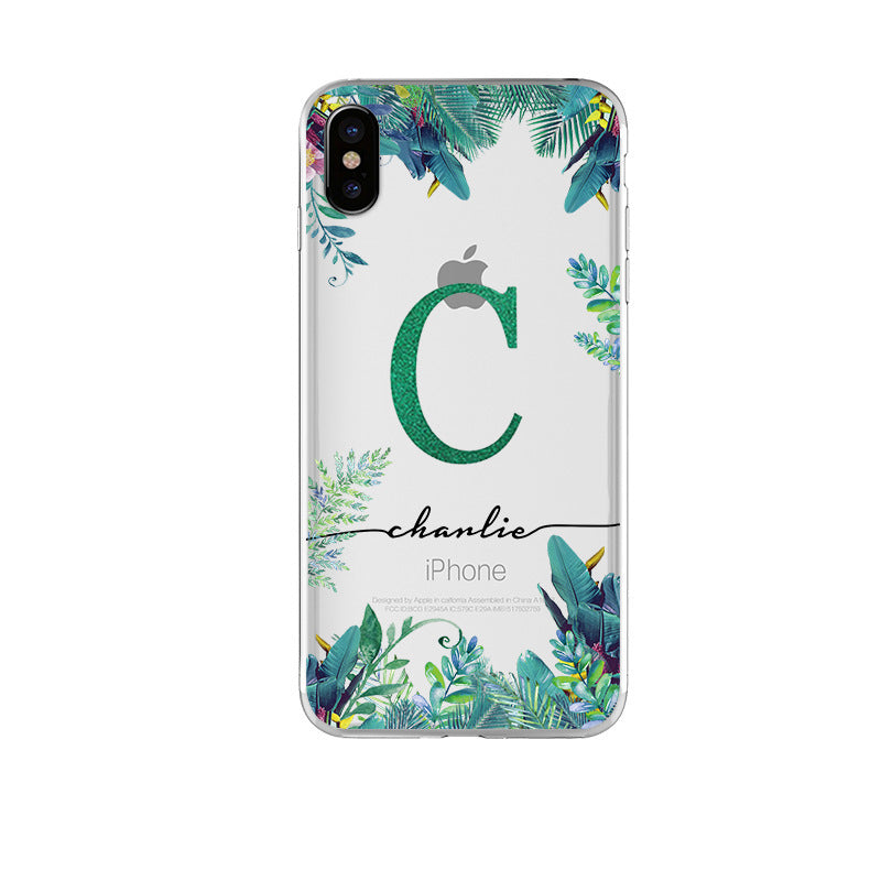 Soft shell letter mobile phone case