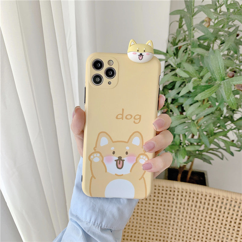 Silicone cartoon mobile phone case