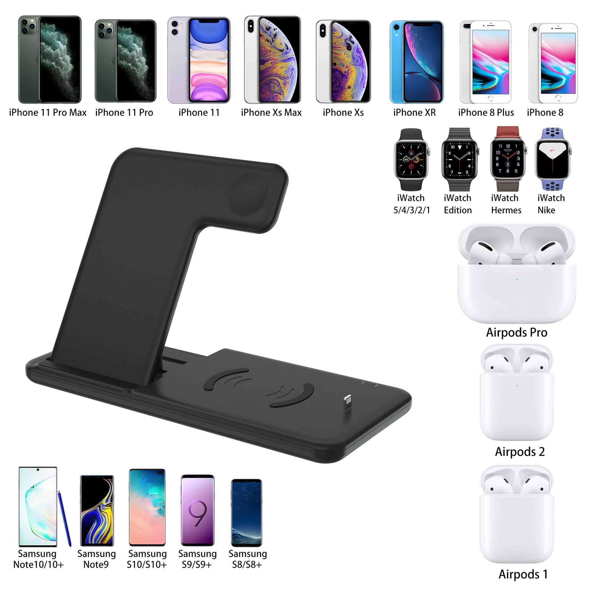 Compatible with Apple , Wireless Charger Stand For iphone